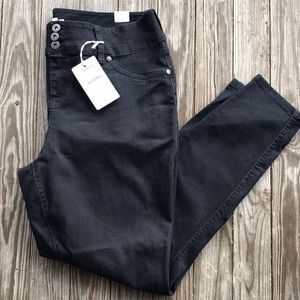 Dark rinse jegging